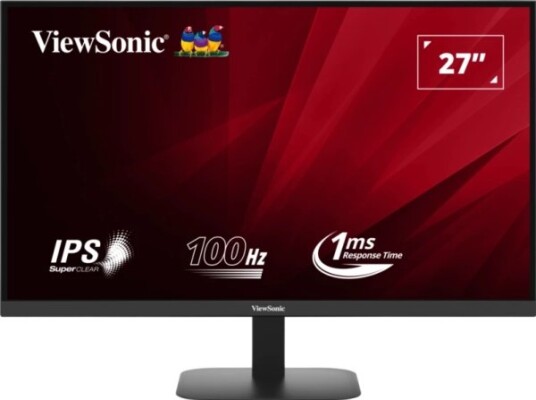 Viewsonic 27" VA2708 2K LED PC-skjerm med 100 Hz Oppdateringsfrekvens Viewsonic 27" VA2708 2K LED PC-skjerm med 100 Hz Oppdateringsfrekvens