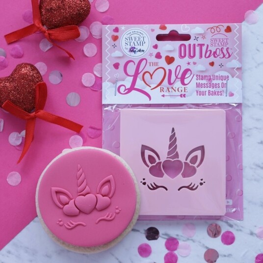 Sweet Stamp Outboss Stempel  Heart Unicorn | Slikkepott.No