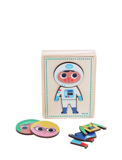 Vilac Puzzle 6X3 Pcs - Moody Jules By Ingela P Arrhenius - Multi/patterned - ONE SIZE
