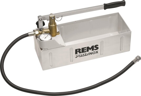 REMS Push INOX Prøvetrykkingspumpe, VVS-utstyr