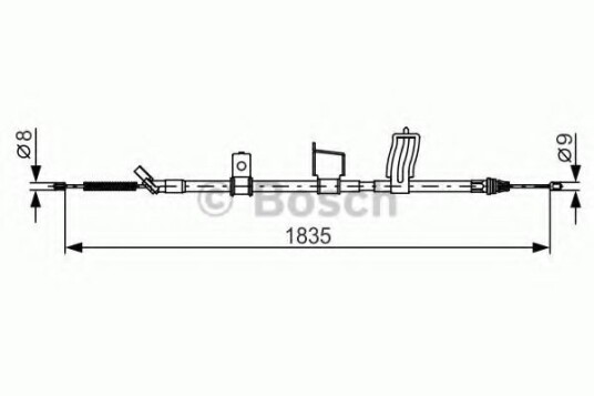Bremsewire BOSCH 1 987 482 341