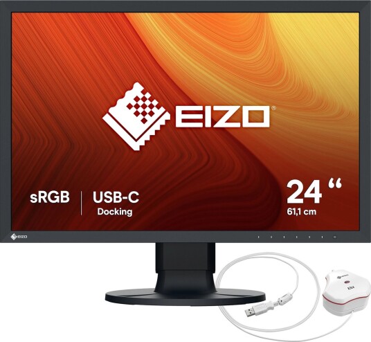 Eizo ColorEdge CS2400R sRGB 24" med EX4 kalibrator Eizo ColorEdge CS2400R sRGB 24" med EX4 kalibrator