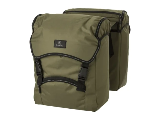 FastRider Unibag Traffic Double sykkelvesker 28L army green FastRider Unibag Traffic Double sykkelvesker 28L army green
