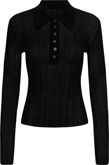 Gestuz Gzclene Ls Top - Black - XL Gestuz Gzclene Ls Top - Black - XL