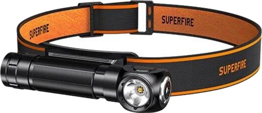 Superfire 2-in-1 Headlamp TH04 600lm USB-C Superfire 2-in-1 Headlamp TH04 600lm USB-C