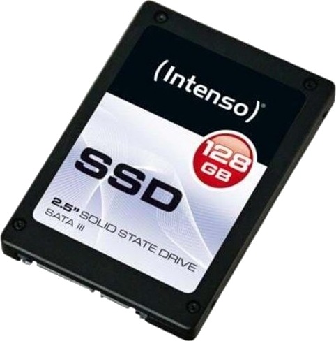 Intenso 128GB SATA III 2.5" SSD med høy lesehastighet