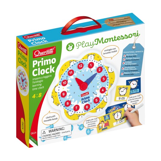 Quercetti Play Montessori Primo Clock Quercetti Play Montessori Primo Clock