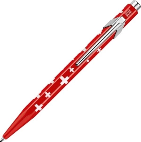 Caran D`Arche Caran D"ache 849 Swiss Flag Kulepenn, M, Rød