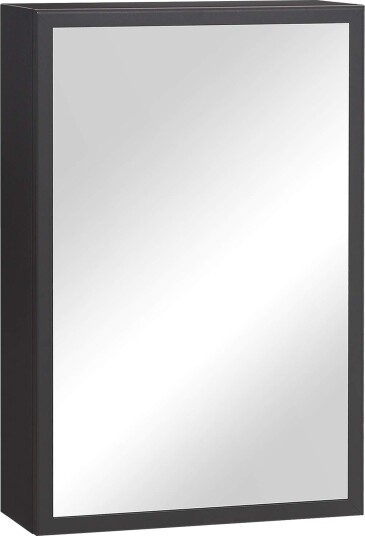 Moderne sort speilskap for bad 40x15x60 cm Moderne sort speilskap for bad 40x15x60 cm