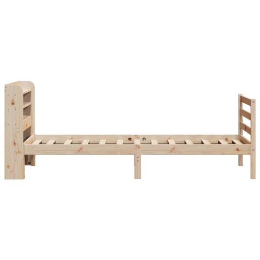 Sengeramme med hodegavl 90x190 cm heltre furu 3306631