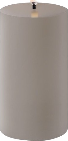 UYUNI Lighting Led Pillar Candle - Beige - H10.1CM