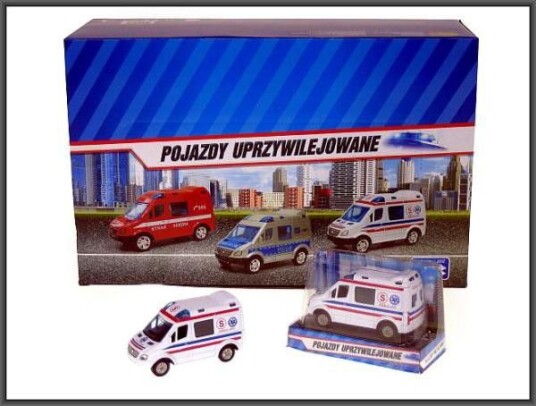 Hipo Mini Van Ambulanse 8Cm I Eske P24 Hipo Mini Van Ambulanse 8Cm I Eske P24