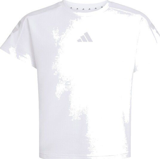Adidas Performance T skjorte JG FI 3S White/Greone Adidas Performance 8 år 128 T skjorte Hvit