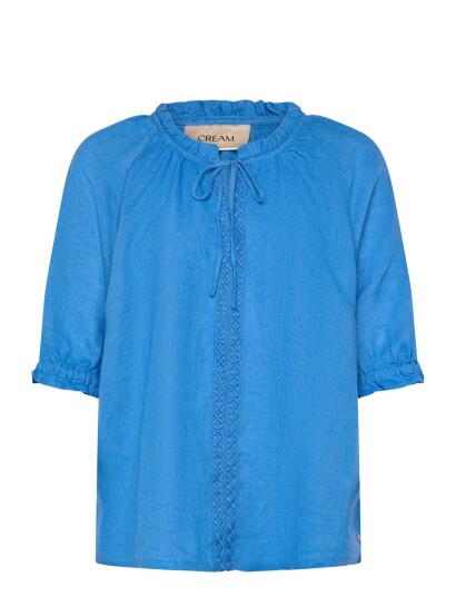 Cream Crbellis Lace Blouse Blue XS Cream Crbellis Lace Blouse Blue XS