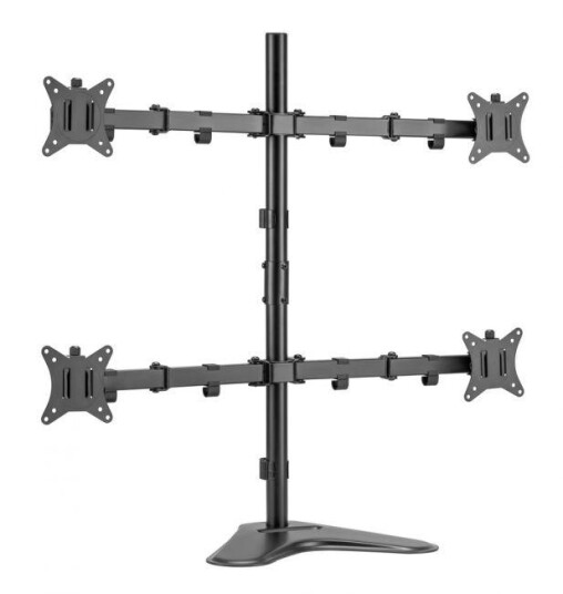 EQUIP Tischfuß       17"-32"/ 9kg 4TFT 360°               sw