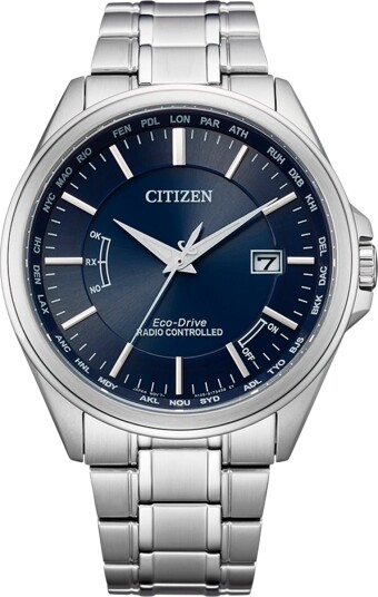 Citizen Herreklokke CB0250 84L Radio Controlled Blå/Stål Ø43 mm Citizen Herreklokke CB0250 84L Radio Controlled Blå/Stål Ø43 mm