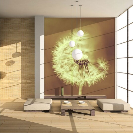 Fototapet Dandelion Sepia 250x193 - Artgeist sp. z o. o.