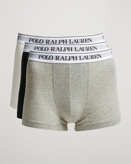 Polo Ralph Lauren 3-Pack Trunk Andover Heather/Black/White