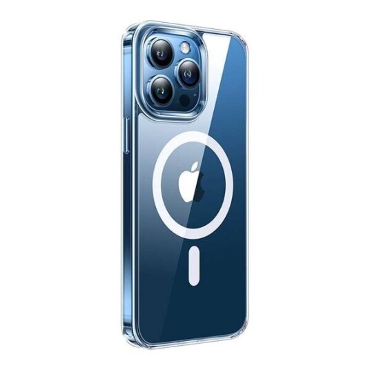 Torras Diamond Clear-Mag Case for iPhone 15 Pro (Transparent)