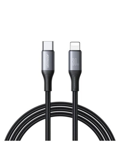 Joyroom S A28 Flash USB C to Lightning 30W 1m Black S A28_CLB1
