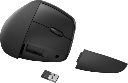 HP 925 Vertikal Mus - Ergonomisk 6 Knapper Trådløs Bluetooth 5.3 Svart