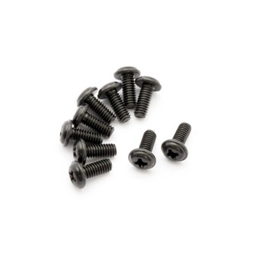 BlackZon BZN534756 Flatkantede skruer til RC-bil 2,5x6 mm