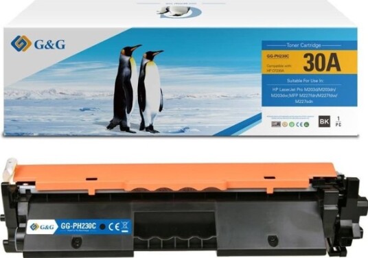 G&G Toner G&G-Kompatibel Toner Med Hp Cf230a Nt-Ph230c Hp 30A Svart 1600-Tallet