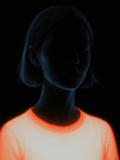 Plakat Neonportrett