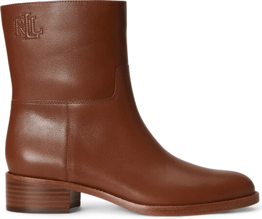 Lauren Ralph Lauren Smooth Calf Kyle Bte Hl Bo Bte Brown 38
