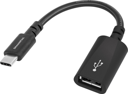 AudioQuest DragonTail USB-C USB kabel Sort AudioQuest DragonTail USB-C USB kabel Sort