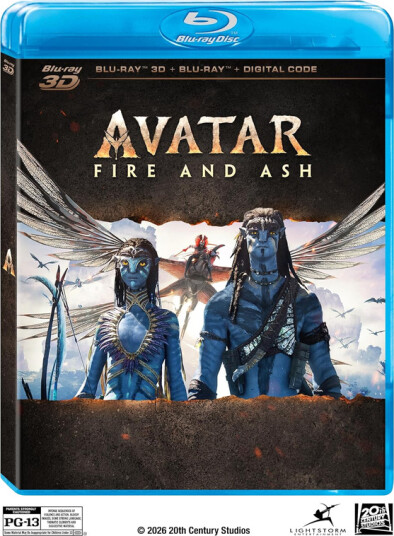 Avatar 3: Fire And Ash Bluray