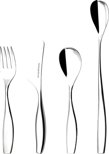 Hardanger Bestikk Julia barnebestikk 4 deler Rustfritt stål Hardanger Bestikk Julia barnebestikk 4 deler Rustfritt stål