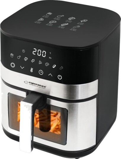 Esperanza Pesce Alla Griglia Airfryer 5l, 1400W Svart