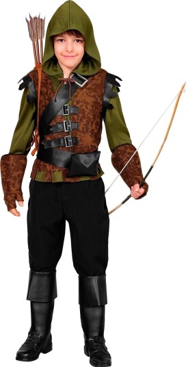 Widmann Robin of Sherwood Robin Hood Inspirert Kostyme til Barn 8 10 ÅR Widmann Robin of Sherwood Robin Hood Inspirert Kostyme til Barn 8 10 ÅR