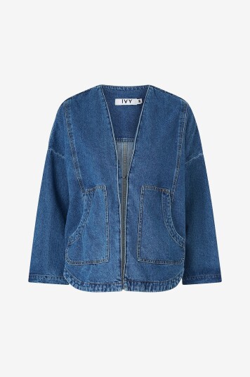 Ivy Copenhagen Jakke Ivy augusta Denim Jacket Blå