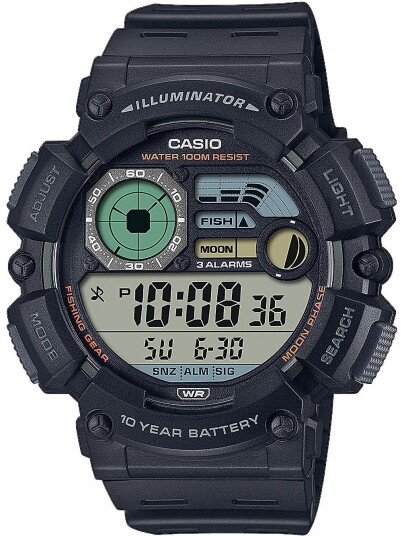 Casio Herreklokke WS 1500H 1AVEF Collection Grå/Resinplast Ø50 mm Casio Herreklokke WS 1500H 1AVEF Collection Grå/Resinplast Ø50 mm