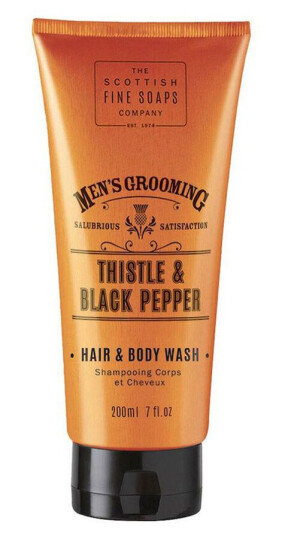 The Scottish Fine Soap Thistle & Black Pepper Hair & Body Wash 20