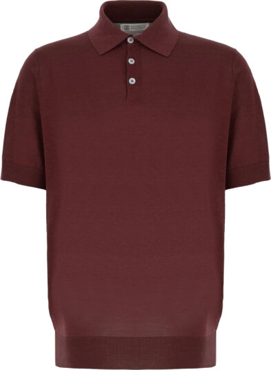 Brunello Cucinelli Herre Topper Rød S,