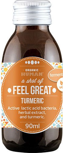 Diverse Human Fermenteret Gurkemeieshot Økologisk 90 ml Diverse Human Fermenteret Gurkemeieshot Økologisk 90 ml