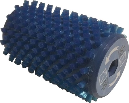 Skistart Rotorborste Nylon Blue Racing