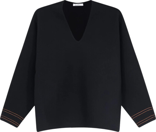 Max Mara Dame Strikkevarer Svart M,