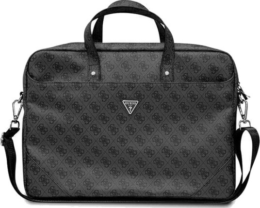 Guess Bag Gucb15p4tk 16" Svart / Svart Saffiano 4G Triangle Logo Guess Bag Gucb15p4tk 16" Svart / Svart Saffiano 4G Triangle Logo
