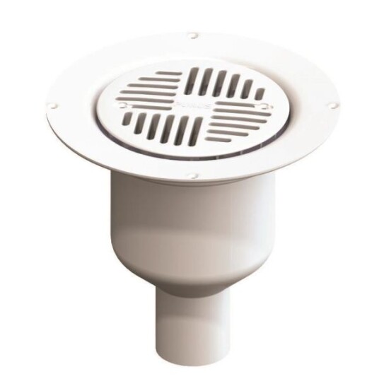 Purus Mini-Brage Gulvsluk 130 mm, bunnutløp