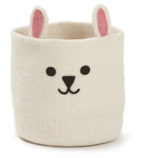 Klippan Yllefabrik Rabbit kurv Ø20 cm Hvit Klippan Yllefabrik Rabbit kurv Ø20 cm Hvit