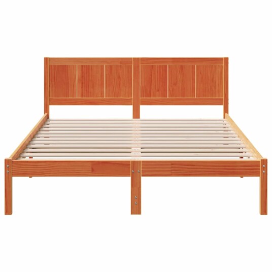  Vokset Brun Furu Sengestamme Vokset brun Massivt tre 160 x 200 cm