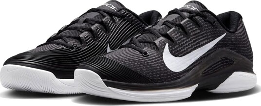 Nike Zoom Vapor 12 Allcourt Tennis  og padelsko herre Black/White Dk Smoke Grey 46