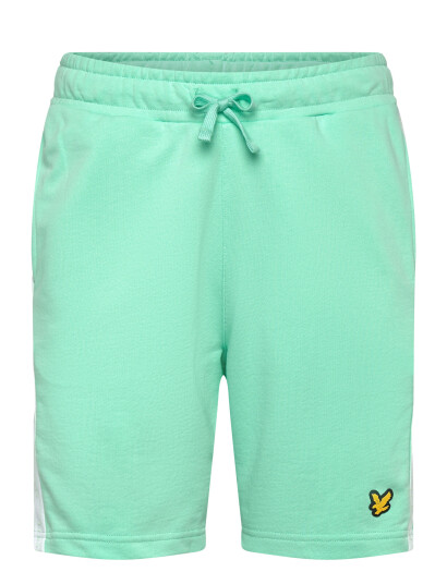 Lyle & Scott Sport Jacquard Tape Shorts   Green   XL
