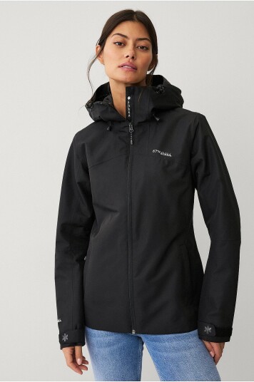 Áhkká Skalljakke Shell Jacket W Svart Áhkká Skalljakke Shell Jacket W Svart