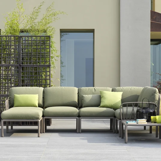 Nardi Komodo 5 hjørnesofa Tortora   Canvas Sunbrella