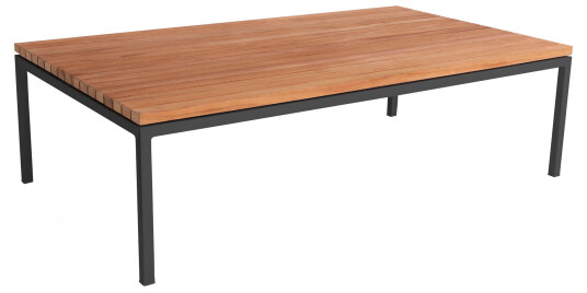 Skargaarden Bönan Lounge Table Small Dark Grey/Teak